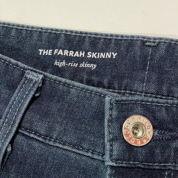 AG Adriano Goldschmied Farrah High Rise Skinny Jeans - Blue -26R - Picture 10 of 11